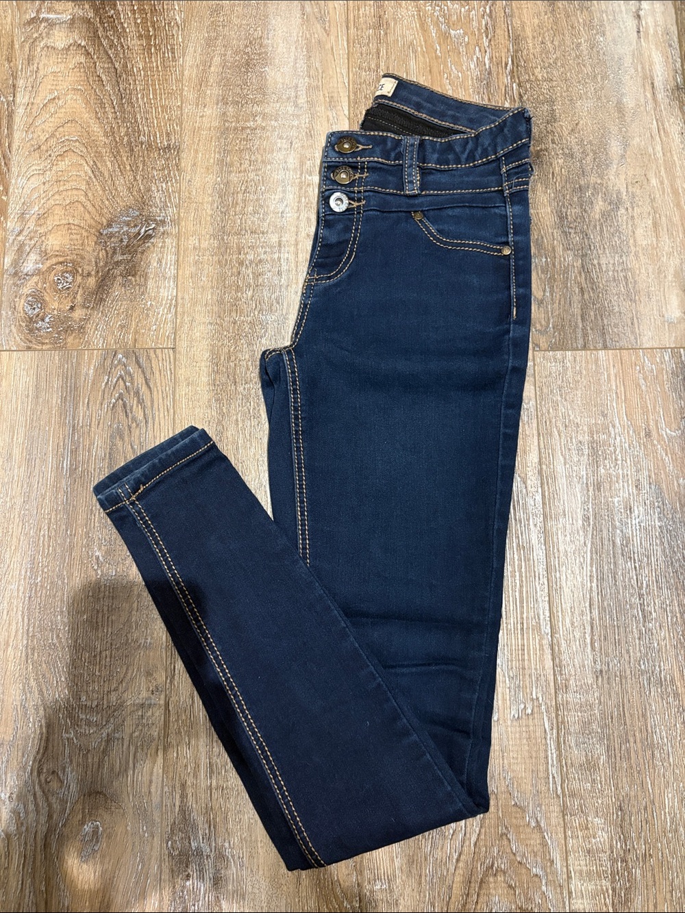 Blue Spice High Rise Dark Denim Jeans